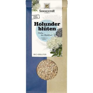 Holunderblüten, gerebelt
