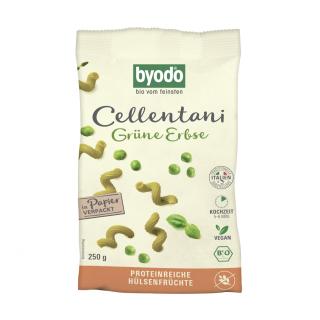 Cellentani - grüne Erbsen Nudeln